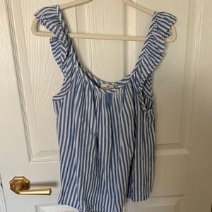 Vineyard Vines Blue and White Striped Blouse